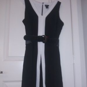 SOHO Apparel Size 16 Black & White dress like new!